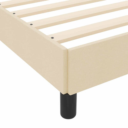 Box spring seng Creme 140 x 200 cm Stof