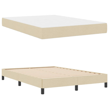 Box spring seng Creme 140 x 200 cm Stof