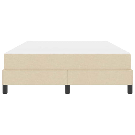 Box spring seng Creme 140 x 200 cm Stof