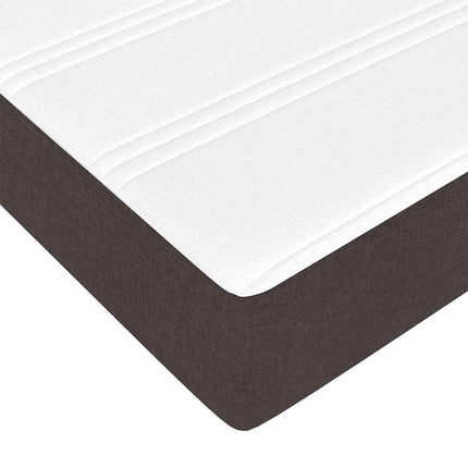 Box spring seng Mørk Brun 90 x 200 cm Stof