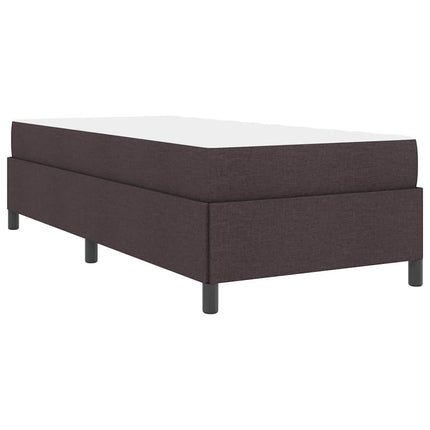 Box spring seng Mørk Brun 90 x 200 cm Stof