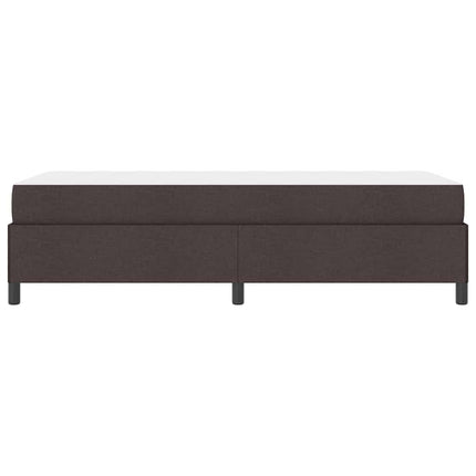 Box spring seng Mørk Brun 90 x 200 cm Stof