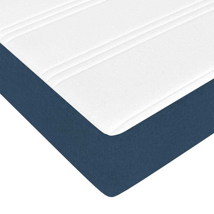 Box spring seng Blå 100 x 200 cm Stof