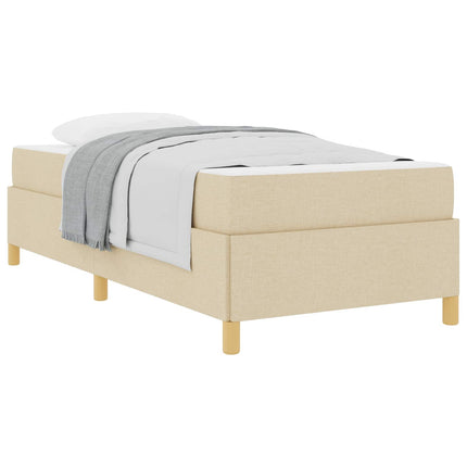 Sengestel Creme 80 x 200 cm Stof