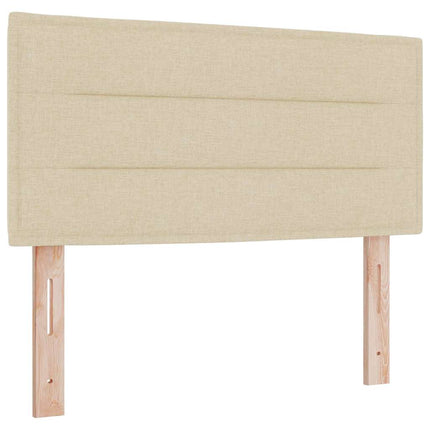 Box spring seng med madras Creme 200 x 80 cm Stof