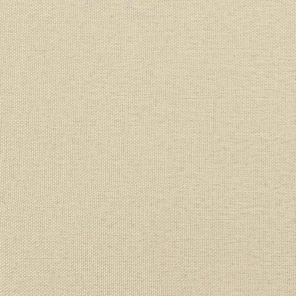 Box spring seng med hovedgærde Creme 200 x 180 cm Stof