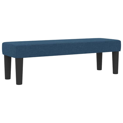 Box spring seng med hovedgærde Blå 120 x 200 cm Stof