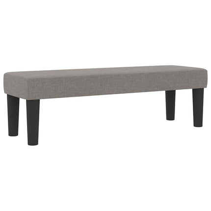 Box spring seng med hovedgærde Gråbrun 180 x 200 cm Stof