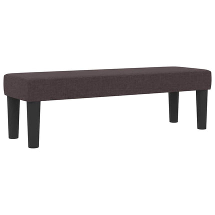 Box spring seng med hovedgærde Mørk Brun 140 x 200 cm Stof