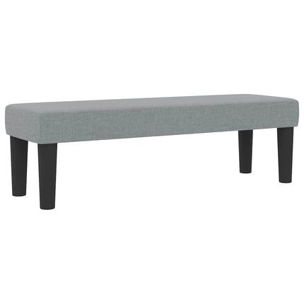 Box spring seng med hovedgærde Lysegrå 160 x 200 cm Stof