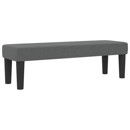 Box spring seng med hovedgærde Mørkegrå 180 x 200 cm Stof