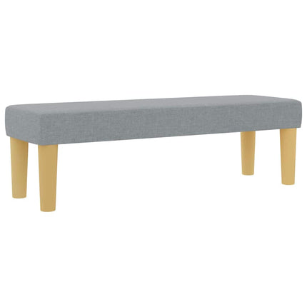 Box spring seng med pude Lysegrå 200 x 200 cm Stof