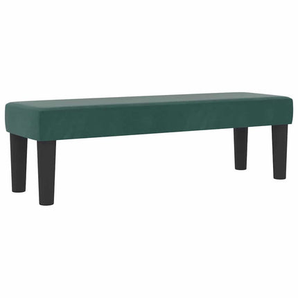Box spring seng med hovedgærde Mørkegrøn 200 x 180 cm Fløjl