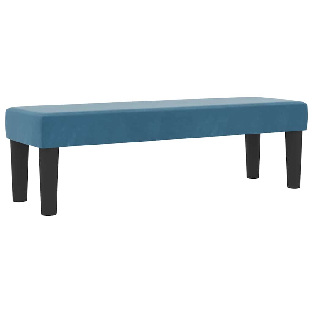 Box spring seng med madras Mørkeblå 200 x 200 cm Fløjl