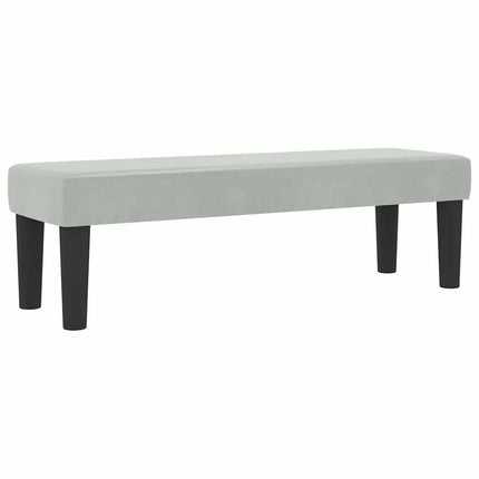 Box spring seng med hovedgærde Lysegrå 200 x 160 cm Fløjl