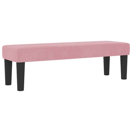 Box spring seng med hovedgærde Lyserød 200 x 200 cm Fløjl