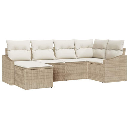 Have Spisebordssæt 6 stk. Beige og creme