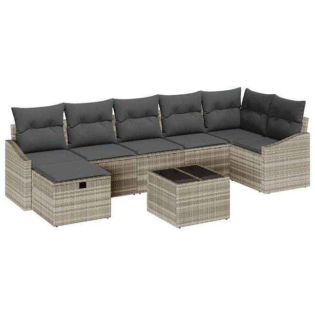 Sofa Sæt 8 stk. polyrattan