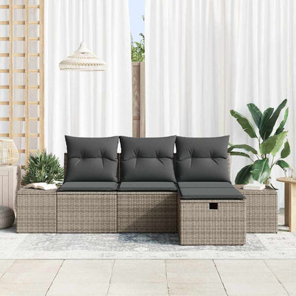 Havesofa Sæt 4 stk. polyrattan