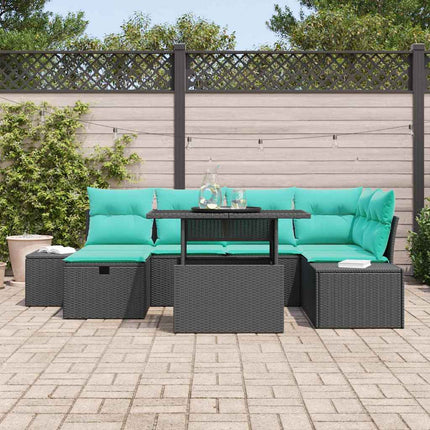 Havesofa Sæt 7 stk. polyrattan