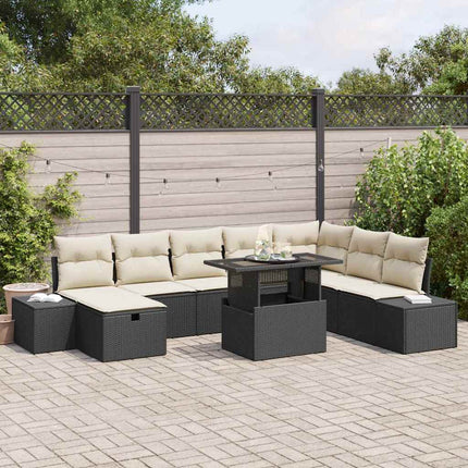 Havesofa Sæt 11 stk. polyrattan
