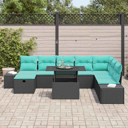Havesofa Sæt 9 stk. polyrattan