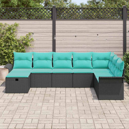 Havesofa Sæt 8 stk. Poly rattan