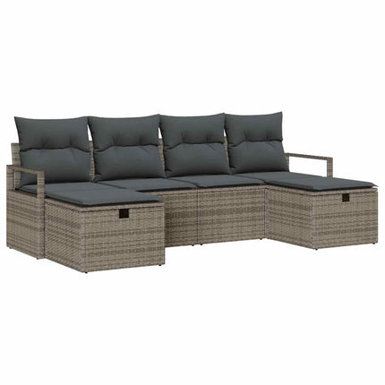 Sofa Sæt 5 stk. polyrattan