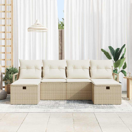 Sofa Sæt 5 stk. polyrattan