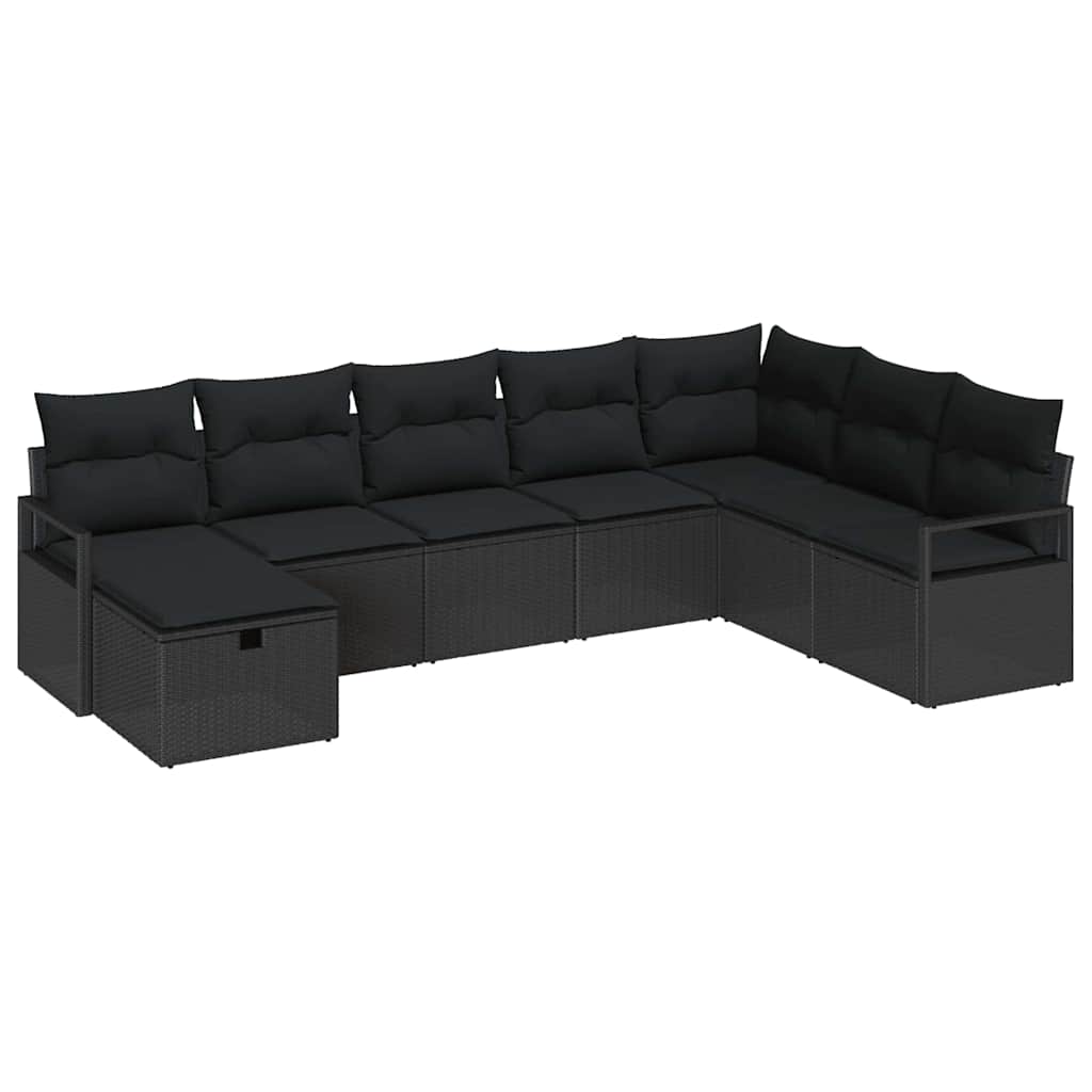 Sofa Sæt med pude 6 pcs polyrattan