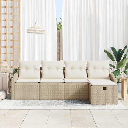 Sofa Sæt 6 stk. polyrattan