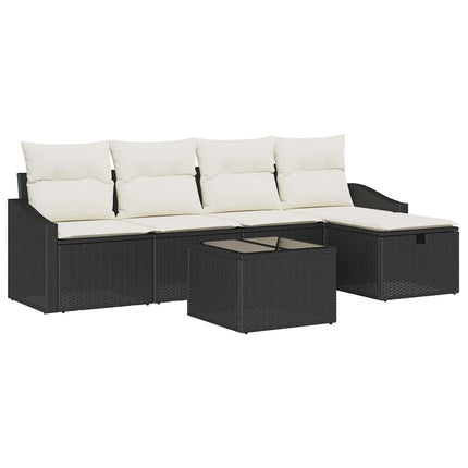 Sofa Sæt med pude 5 pcs polyrattan