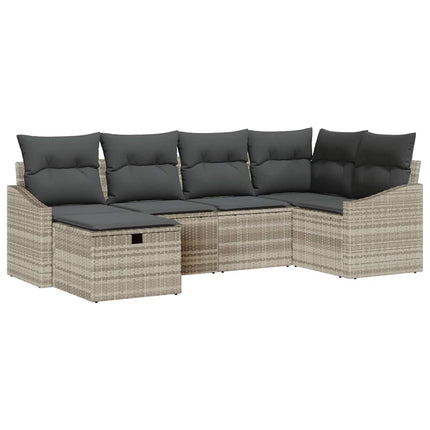 Sofa Sæt 6 stk. polyrattan