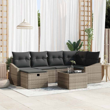 Sofa Sæt 7 stk. polyrattan