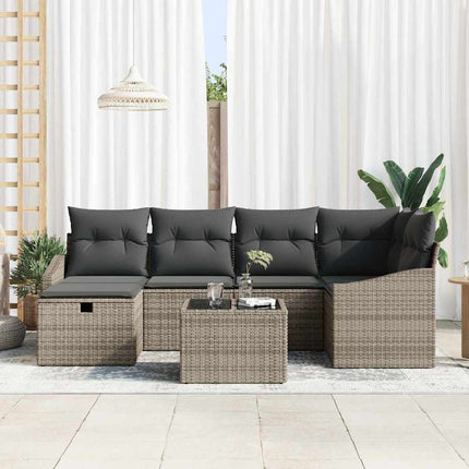 Sofa Sæt 7 stk. polyrattan