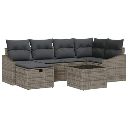 Sofa Sæt 7 stk. polyrattan