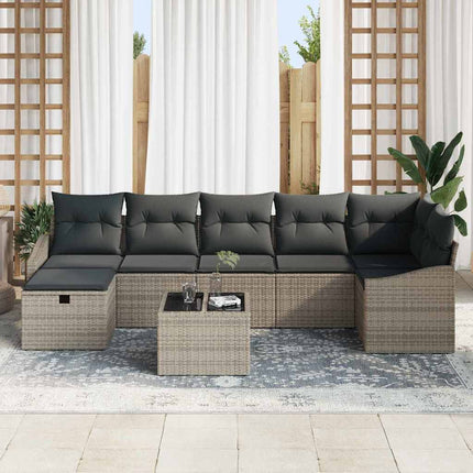 Sofa Sæt 8 stk. polyrattan
