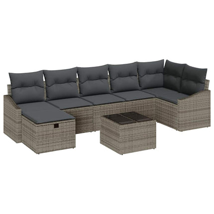 Sofa Sæt 8 stk. polyrattan