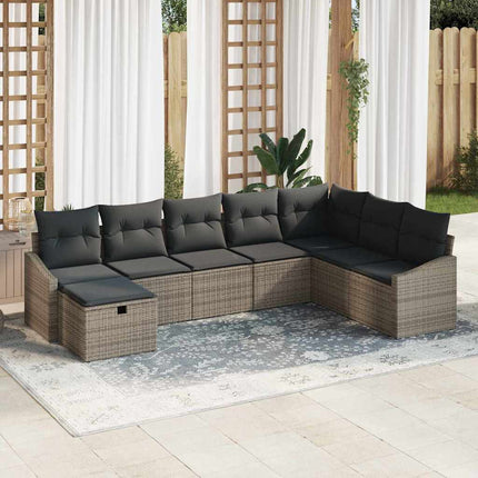 Sofa Sæt 9 stk. polyrattan