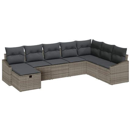 Sofa Sæt 9 stk. polyrattan