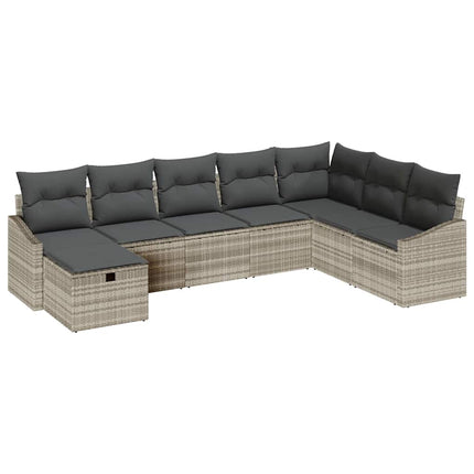 Sofa Sæt 9 stk. polyrattan