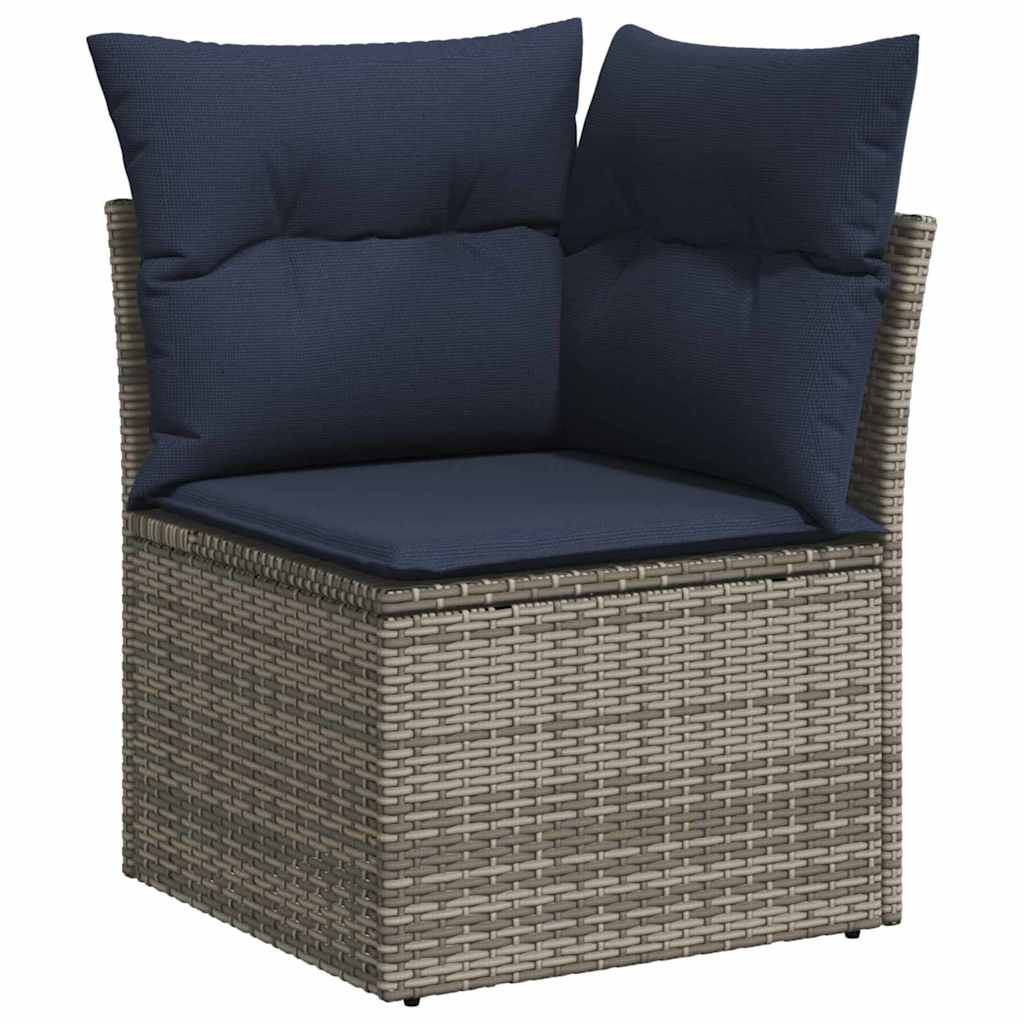 Sofa Sæt med pude 6 pcs polyrattan
