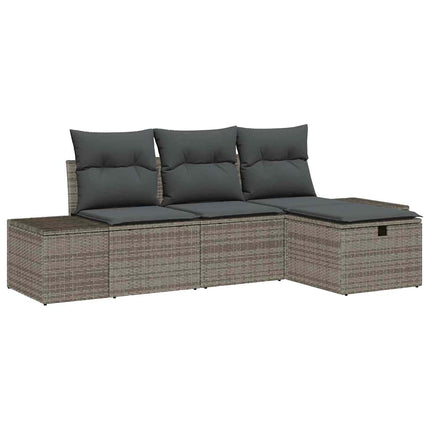 Sofa Sæt 4 stk. polyrattan
