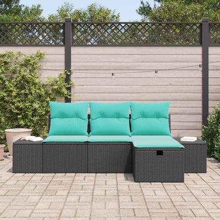 Sofa Sæt 4 stk. polyrattan
