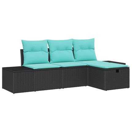 Sofa Sæt 4 stk. polyrattan
