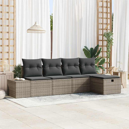 Sofa Sæt 5 stk. polyrattan