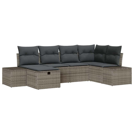 Sofa Sæt 7 stk. polyrattan