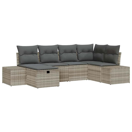 Sofa Sæt 7 stk. polyrattan