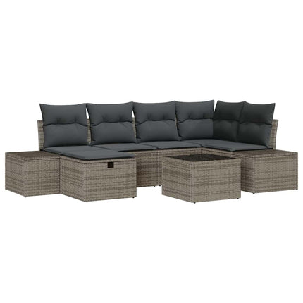 Sofa Sæt 7 stk. polyrattan