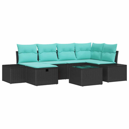 Sofa Sæt 3 stk. polyrattan